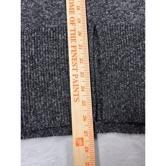 Haven Well Within L Heather Gray Mock Neck Sweater Organic Minimalist Capsule - Picture 12 of 12